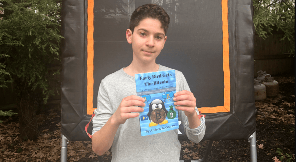 این پسر یازده ساله در مورد بیت‌کوین کتاب نوشته است!