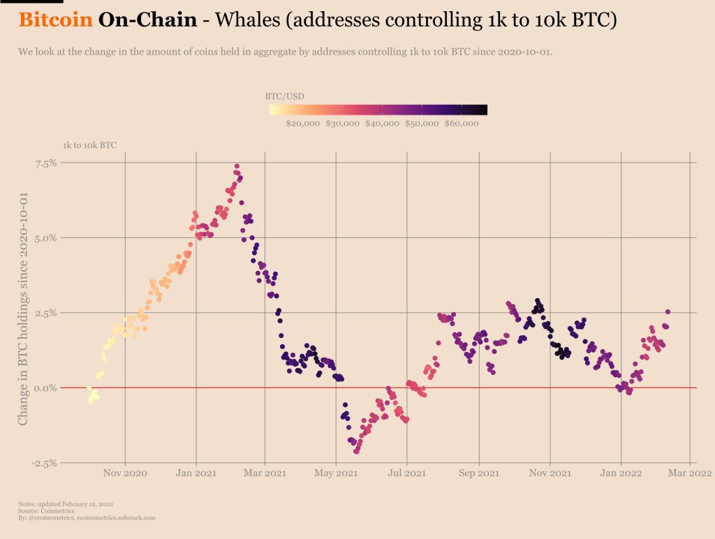 داده‌های درون‌زنجیره‌ای: با وجود فروش معاله‌گران کوتاه‌مدت،‌ نهنگ‌ها در حال انباشت بیت کوین هستند