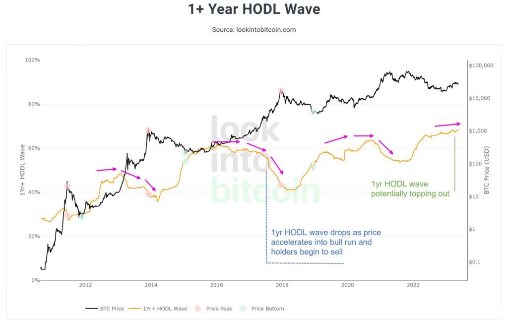 Such data: Hodel waves indicate the formation of a turning point in the market cycle